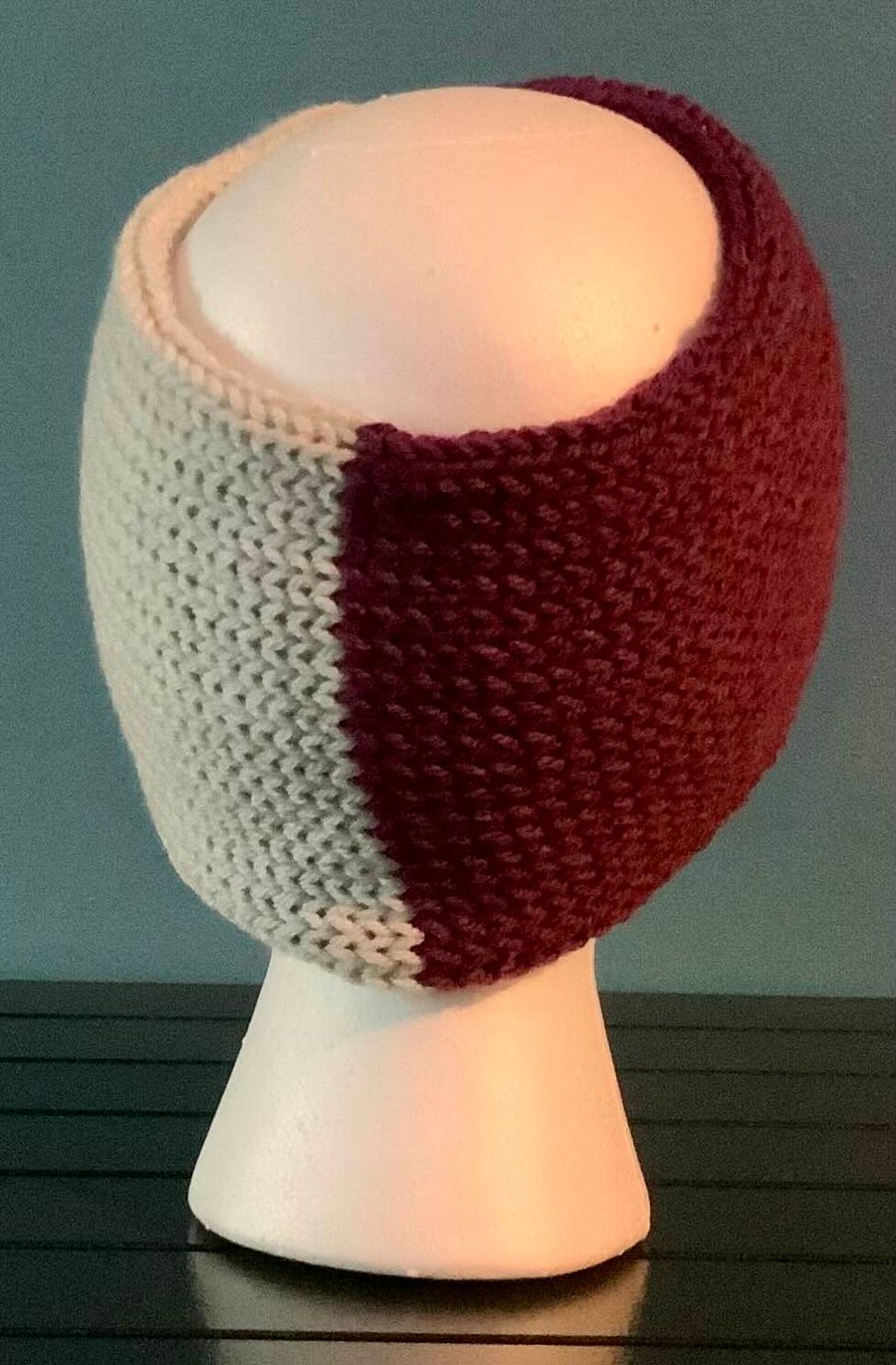 Mixed Berry and light grey Ear Warmers Regular Width product image (3)