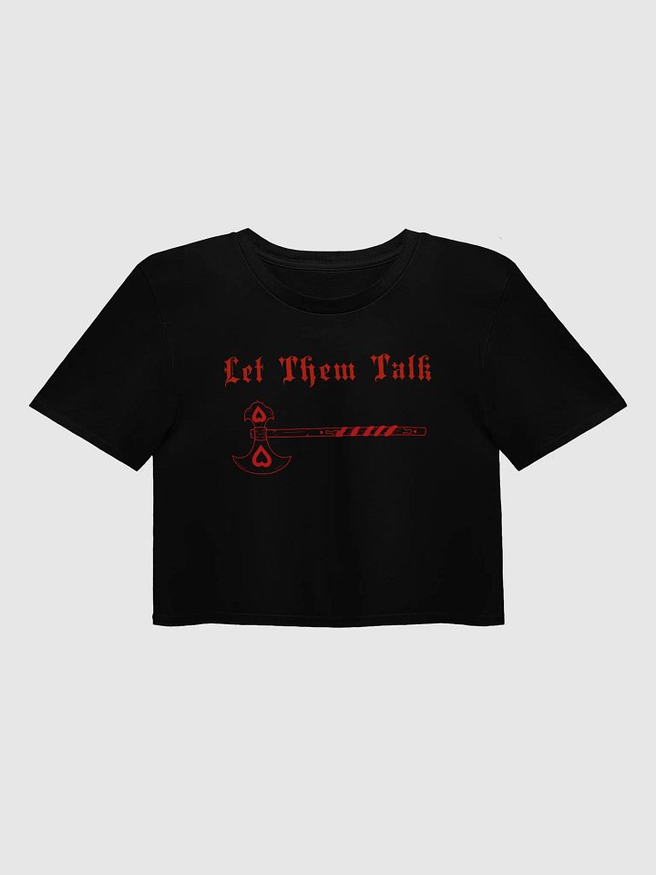 Let Them Talk Red Crop Top product image (1)