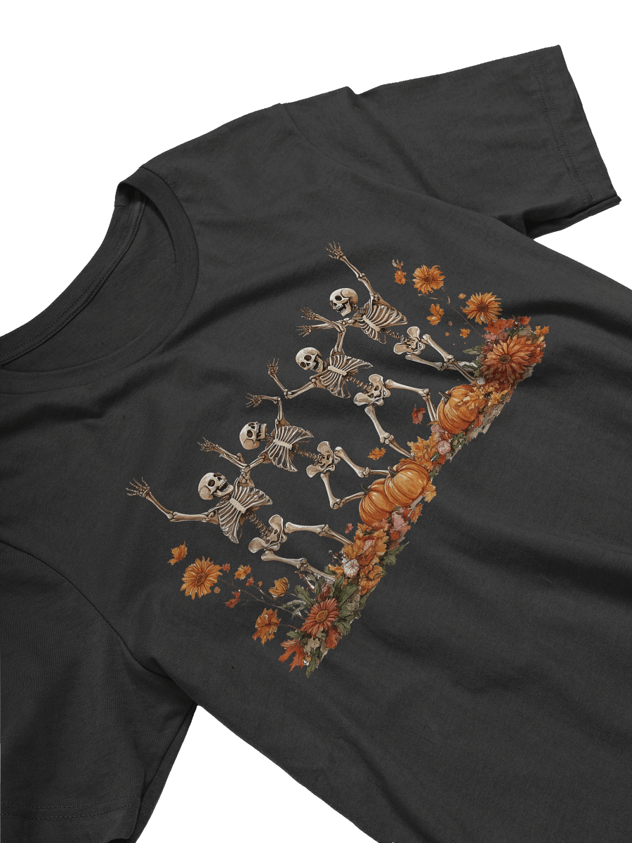 Fall Dancing Skeleton Short Sleeve Unisex T-Shirt Top product image (27)