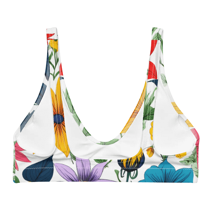 Blossom Burst Recycled Bikini Top product image (2)