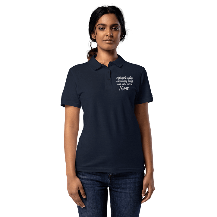 Mom's Heart Melts Polo Shirt product image (1)