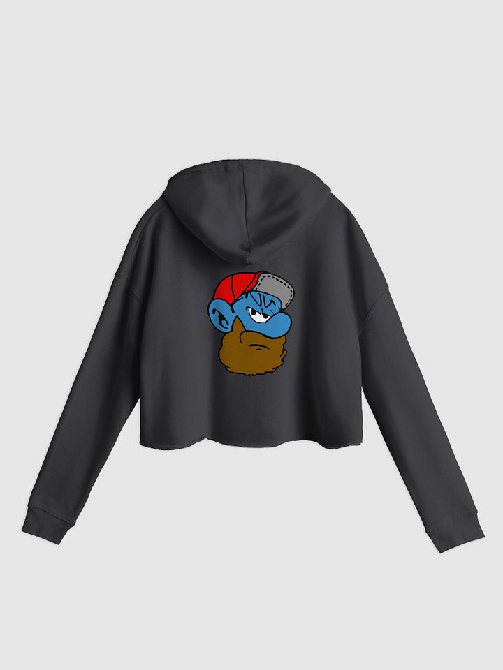 Smurf Logo Crop Hoodie product image (2)