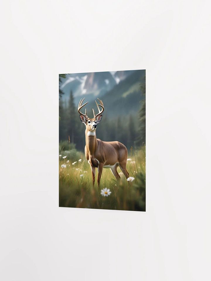 Majestic Buck Stands Guard Poster product image (2)
