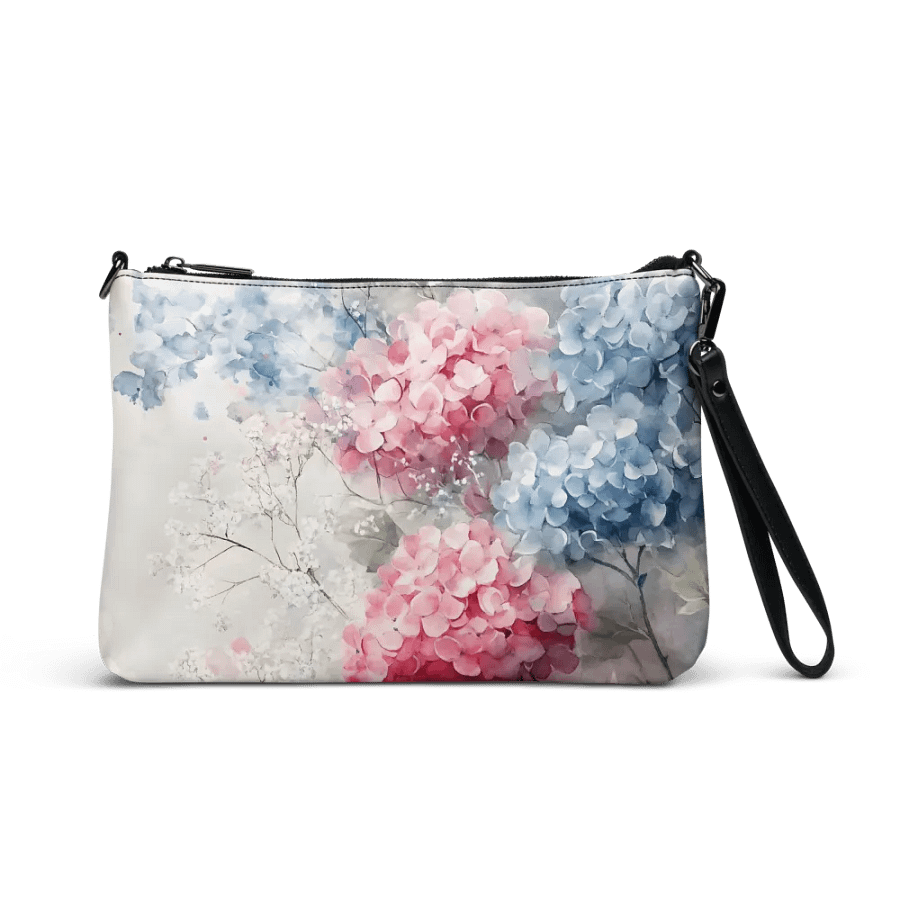 Dreamy Hydrangea All-Over Print Crossbody Bag product image (1)
