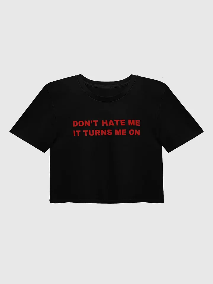 DON'T HATE ME IT TURNS ME ON Crop Top product image (1)