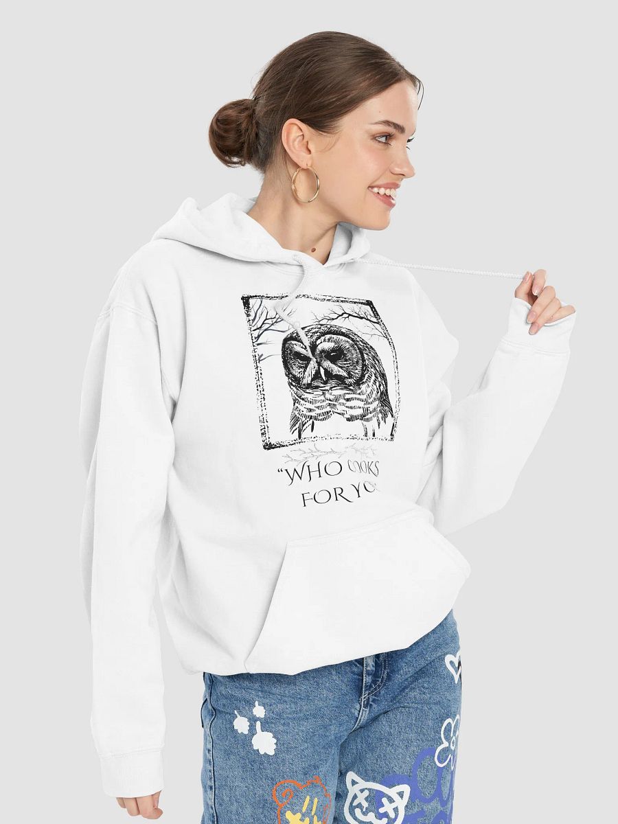 Barred Owl - "Who Cooks For You?" Call Animal Hoodie product image (63)