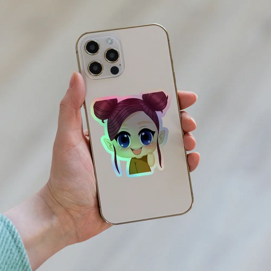 Ahsila Chibi Emote Holo product image (6)