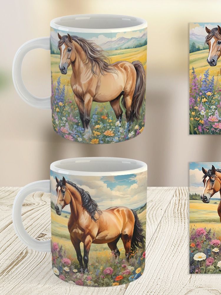 Sunlit Pastures Mare Horse Mug product image (22)