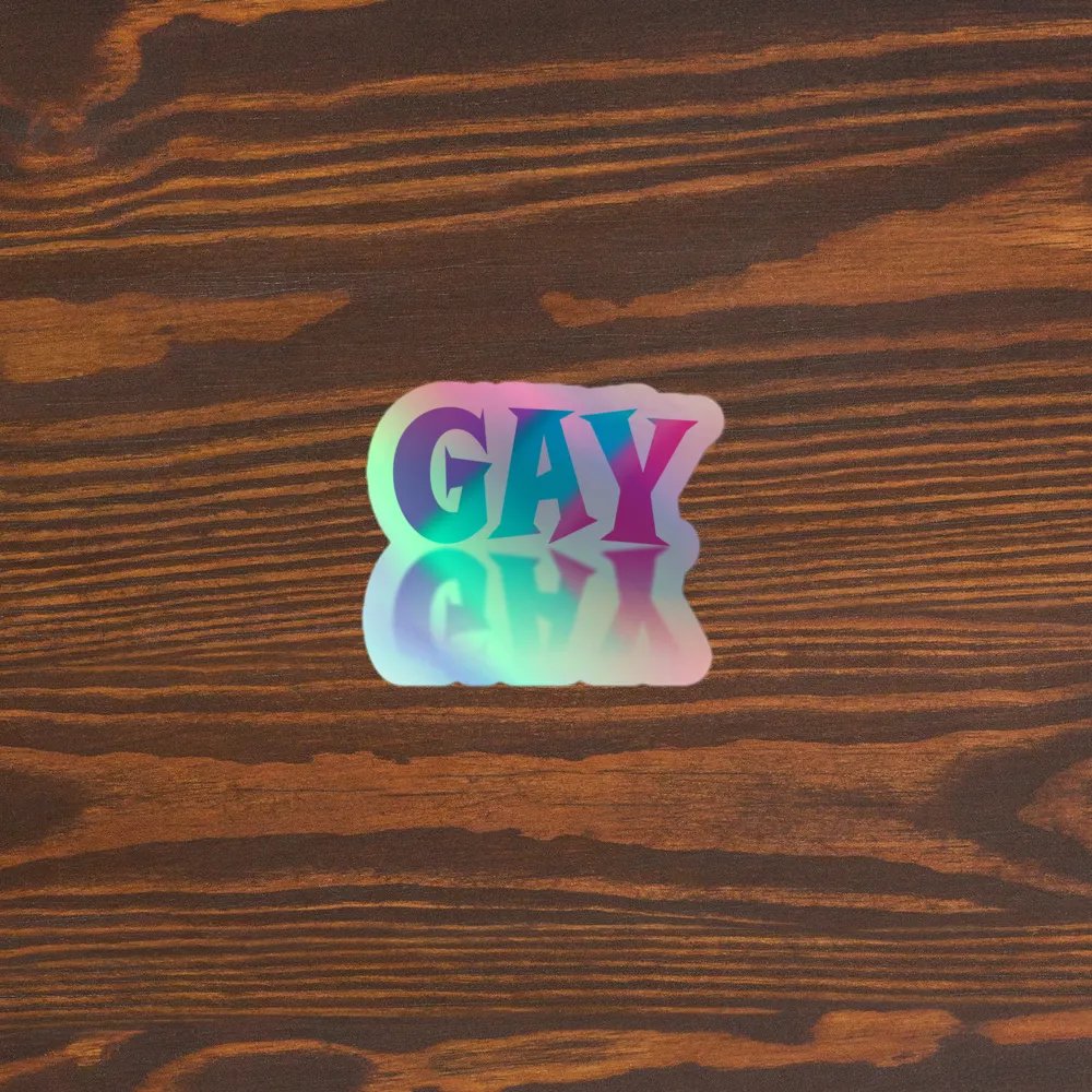 Gay Reflections (LAG Colors) Holographic Sticker product image (3)