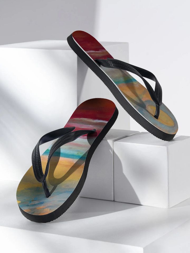 Sunset Serenity Custom Flip-Flops product image (2)