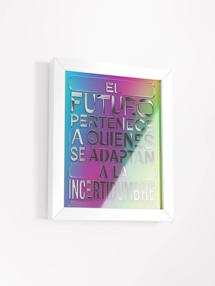 Póster ultra-premium trending 2025 corregido con español natural y glassmorphism product image (2)