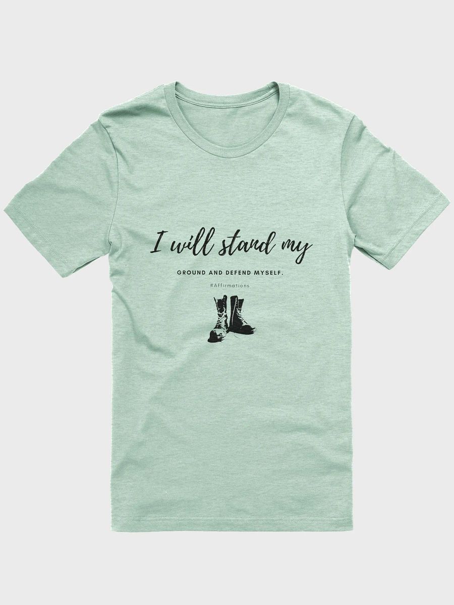 I will stand Dark Unisex Super soft T-Shirt product image (4)