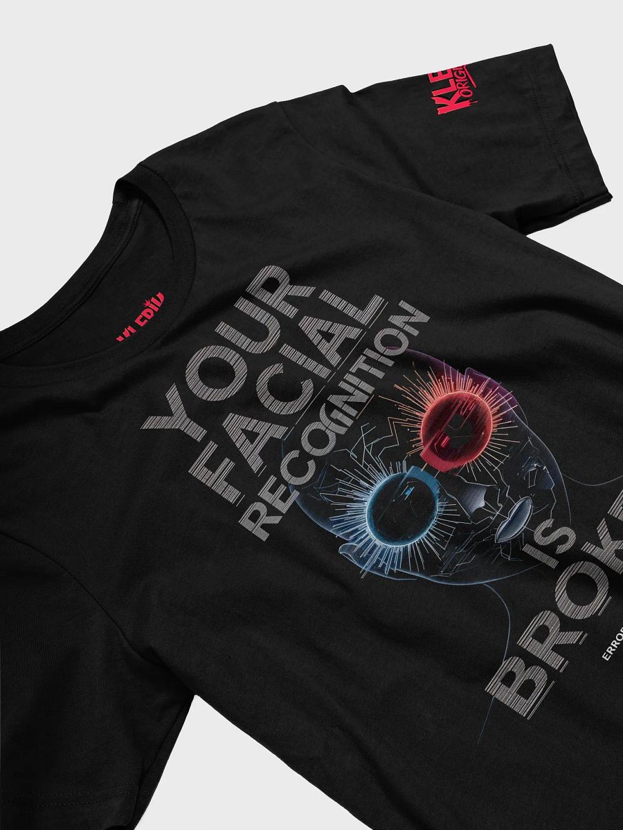 Rebellion Glitch T-Shirt - your facial recognition is broken product image (3)