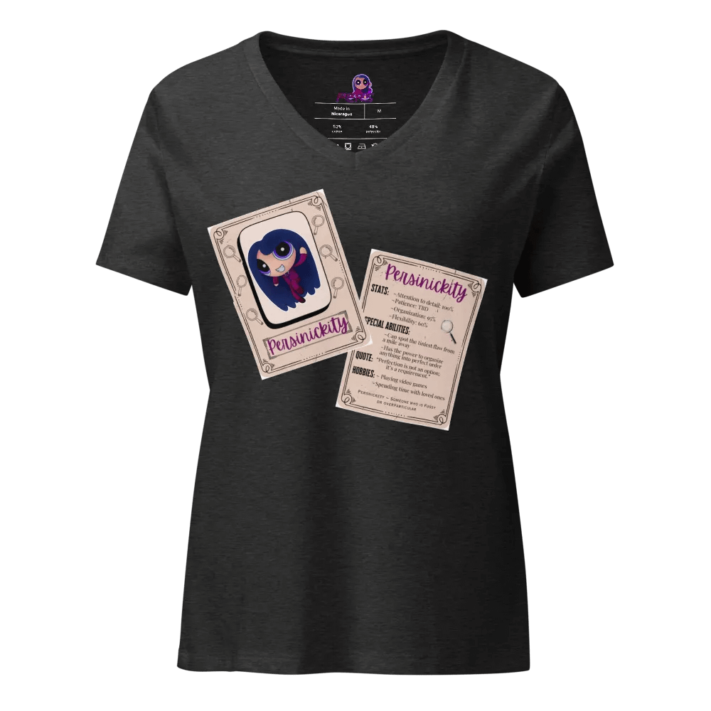 Pers Trading Card V-neck shirt product image (1)