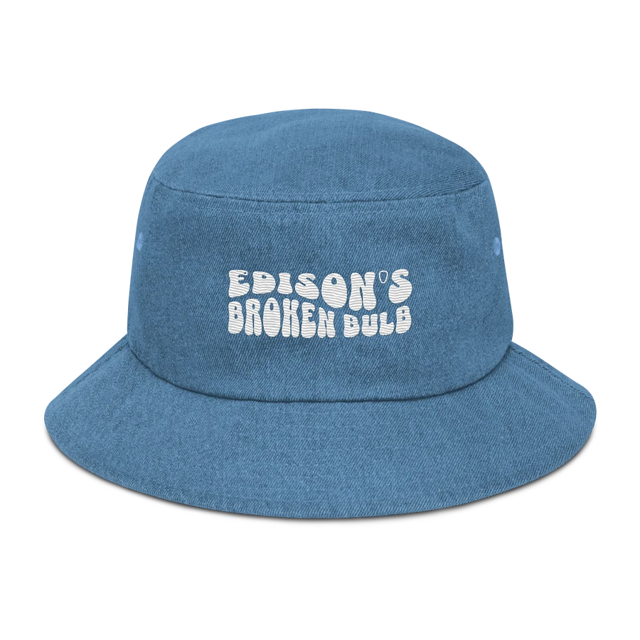 Edison's broken bulb - Colored (Denim Bucket Hat) product image (1)