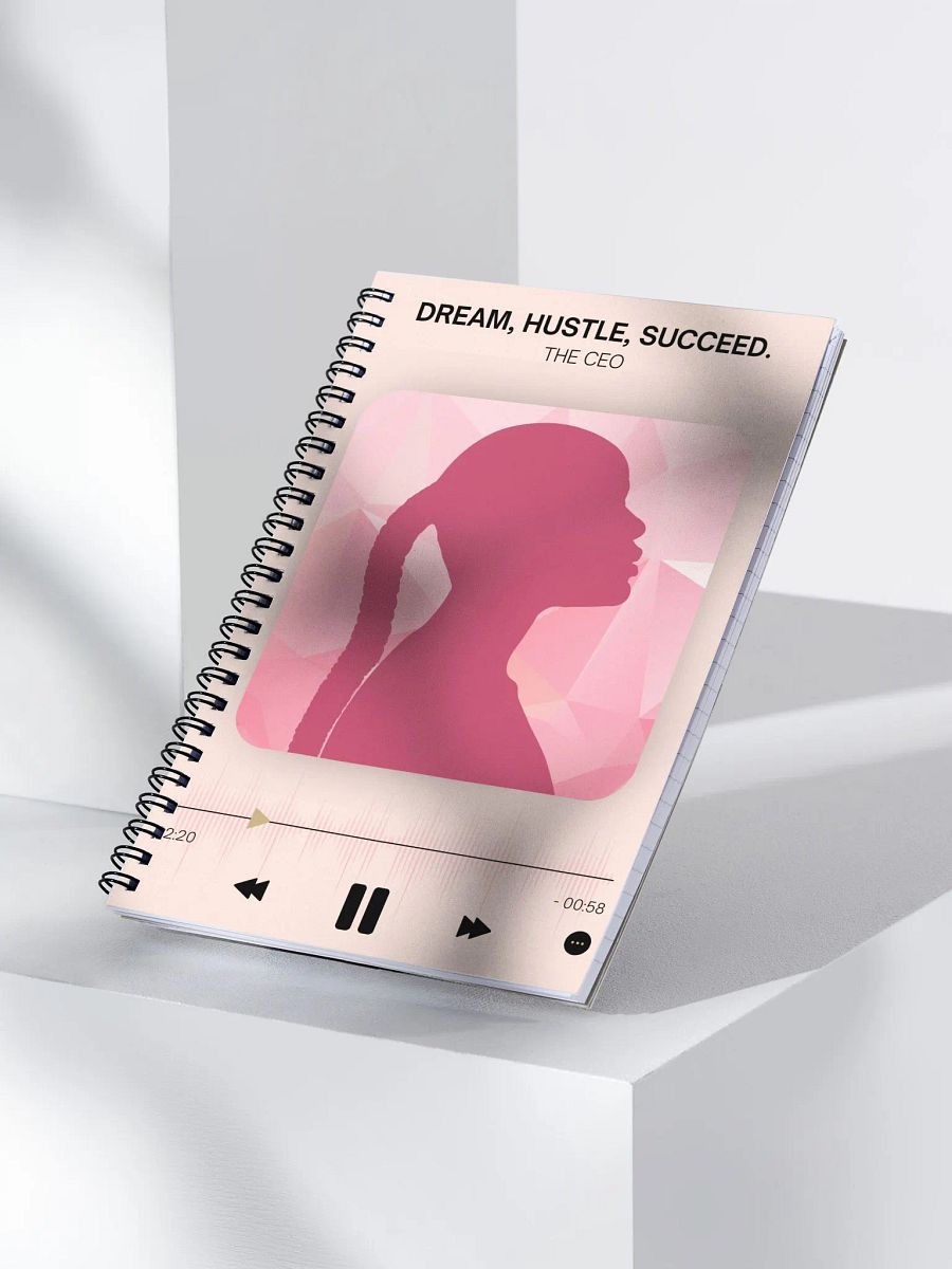Dream Hustle Succeed Spiral Notebook - Blush product image (4)