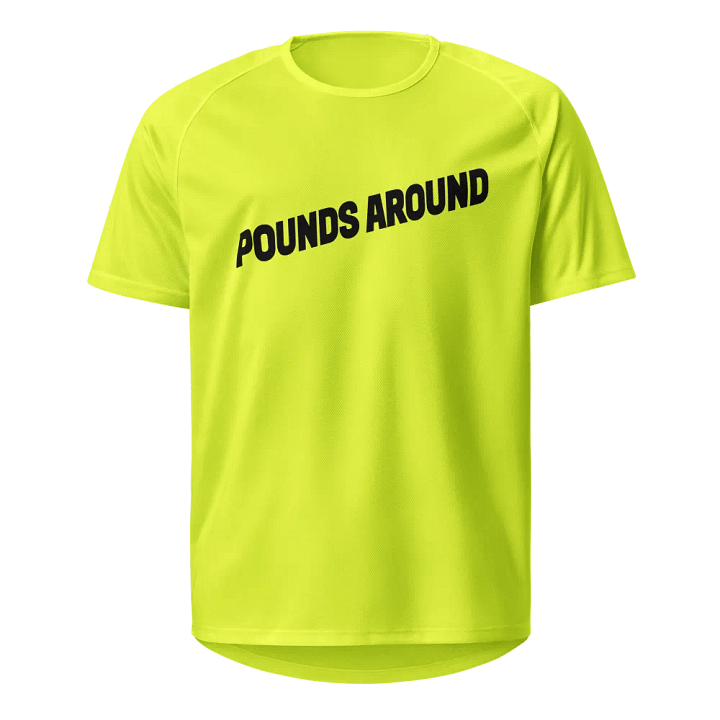 POUNDS AROUND YELLOW AND BLACK SPORTS SHIRT product image (1)