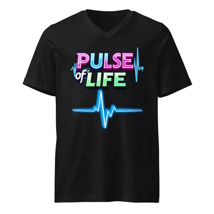 PULSE of LIFE V-Neck T-Shirt product image (1)