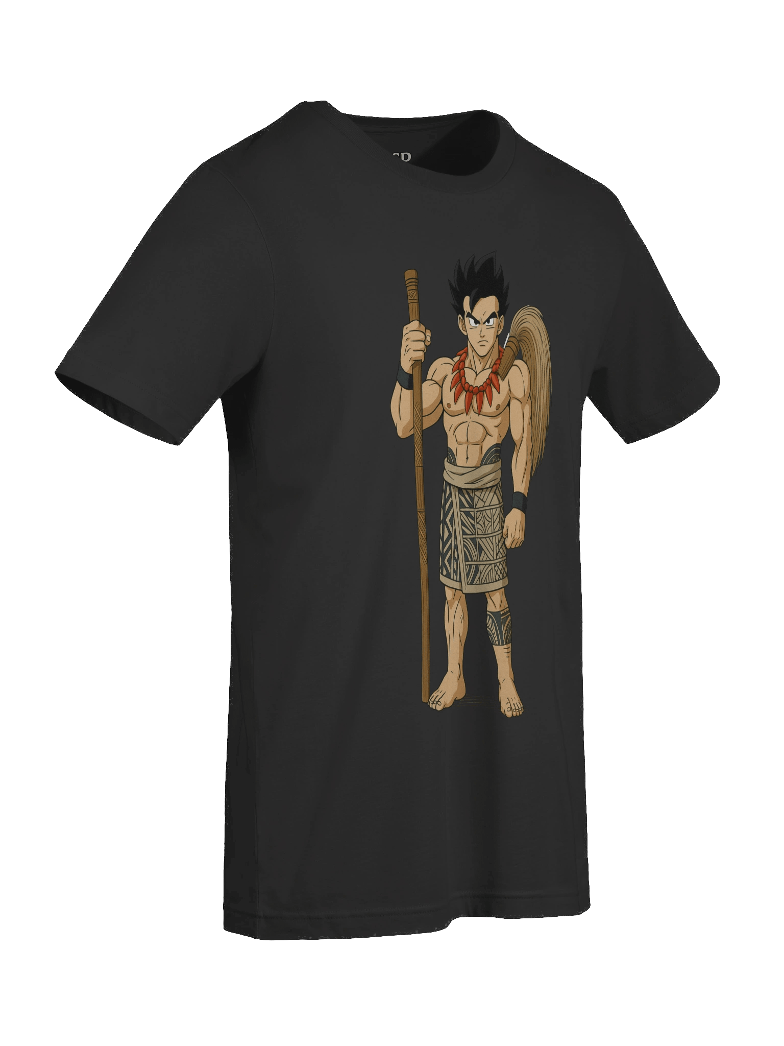 Epic Anime-Inspired Samoan Matai Warrior – Traditional Polynesian Pe‘a Tattoo & Fue Art product image (78)