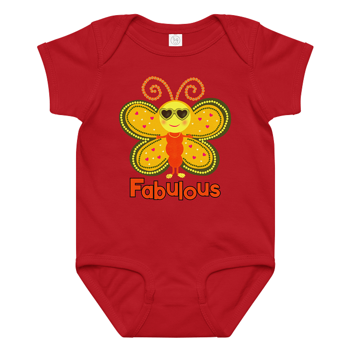 Fabulous Butterfly Baby Bodysuit product image (7)