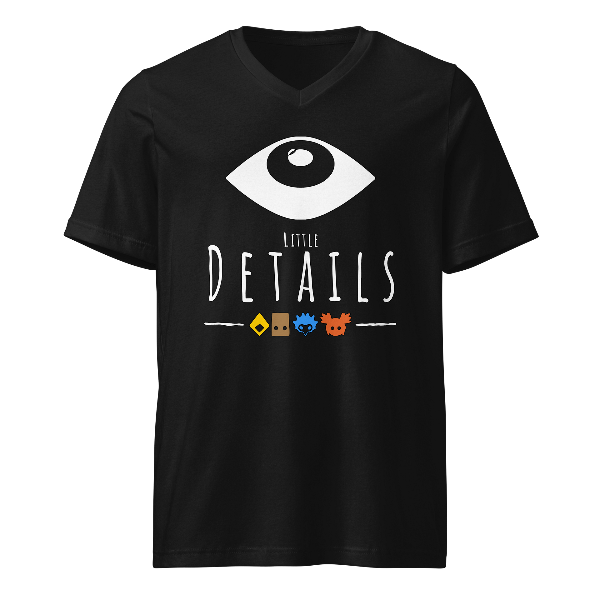 Little Details - Bella+Canvas Short Sleeve V-Neck Jersey T-Shirt product image (1)