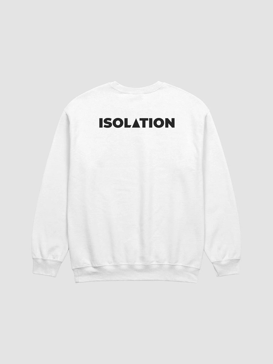 ISOL▲TION — S&J DUO — CREWNECK SWEATSHIRT — B&W TRIANGLES product image (4)
