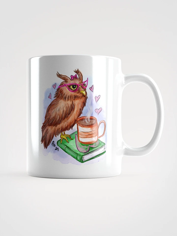 Owl and Coffee White Mug product image (1)