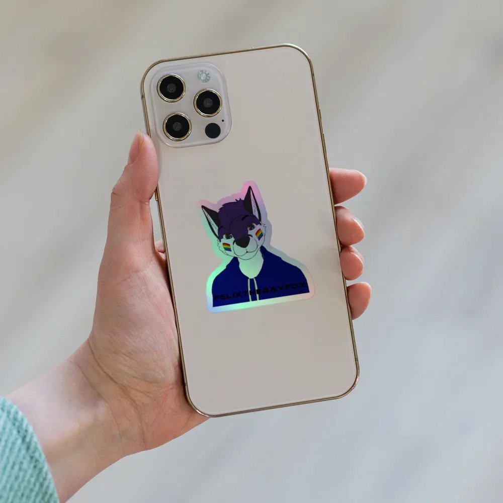 FelixTheGayFox - Holographic Sticker product image (8)