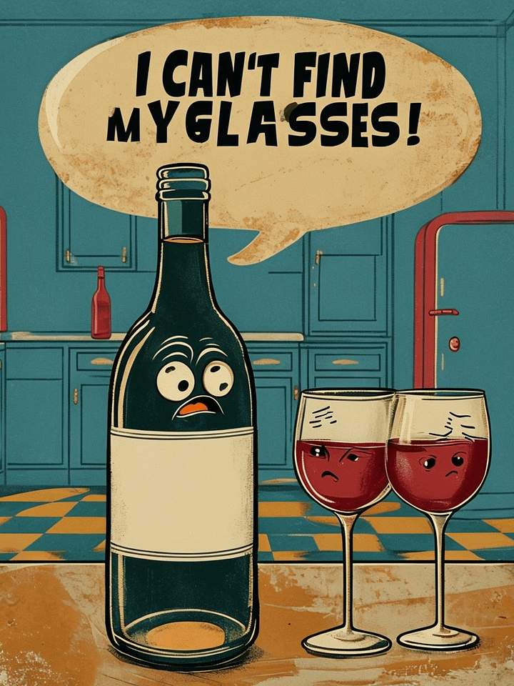 Whimsical Wine Bottle Wall Art product image (1)