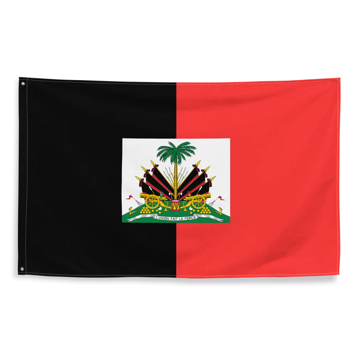 Black and Red Duvalier's Flag product image (2)