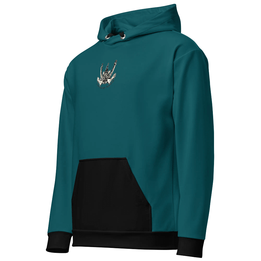 Teal, Red Triangle-Mt Raine- PNW Millennium Tug Hoodie product image (3)
