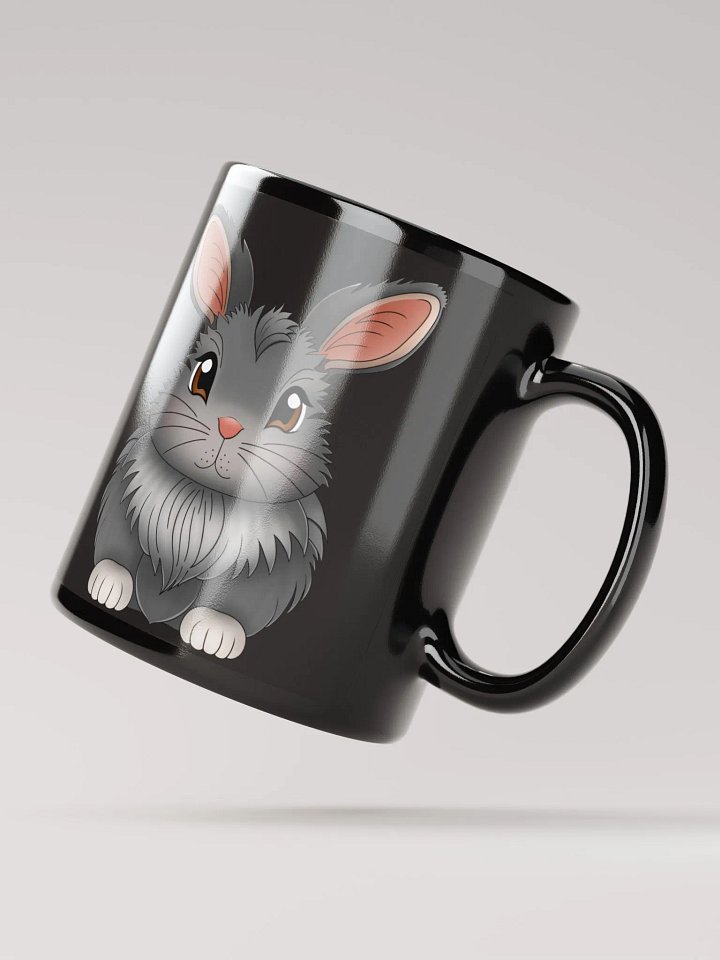 Bun Bun Black Glossy Mug product image (2)