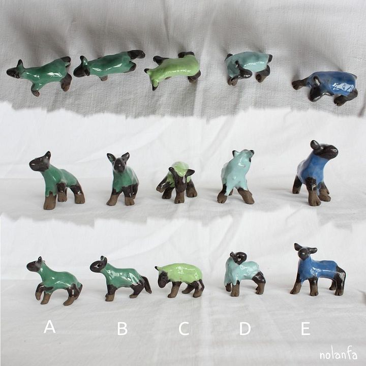 Mini sheep - Colored product image (1)