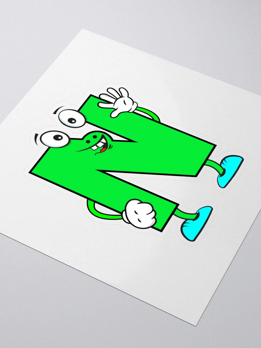 N Letter Cartoon Character Sticker product image (8)