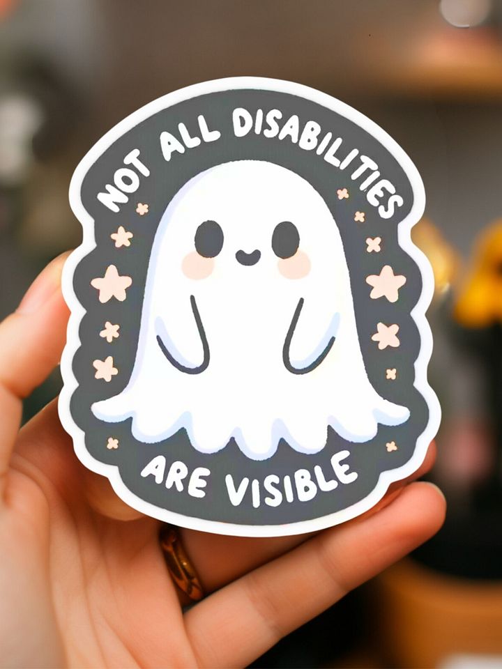 Not All Disabilities Are Visible Sticker product image (1)