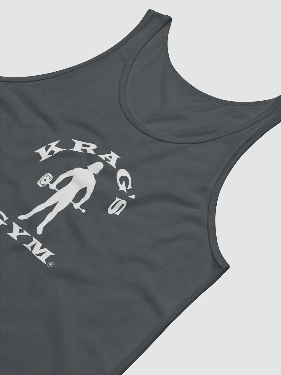 Krag's Gym Tank Top (white letter arch) product image (20)