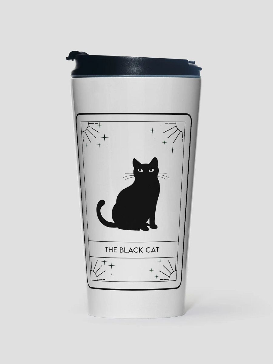 Black Cat Tarot Travel Mug product image (1)