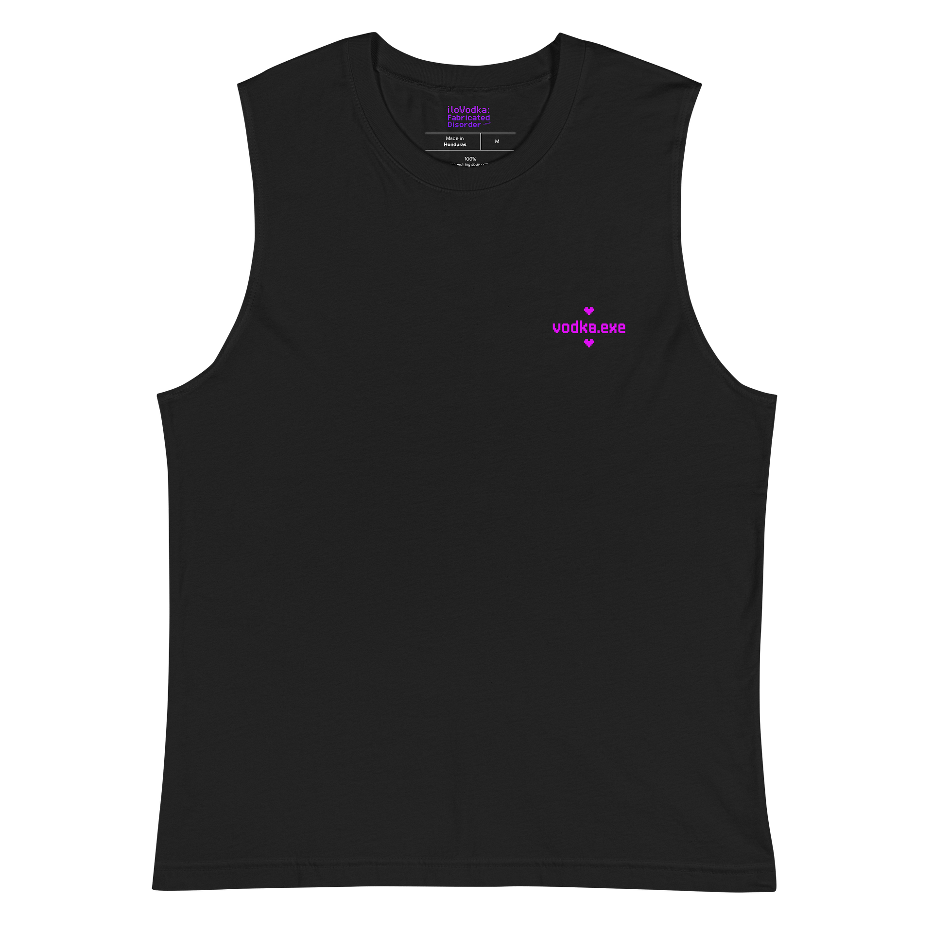 Pixelated Vodka.exe Muscle Tank product image (2)