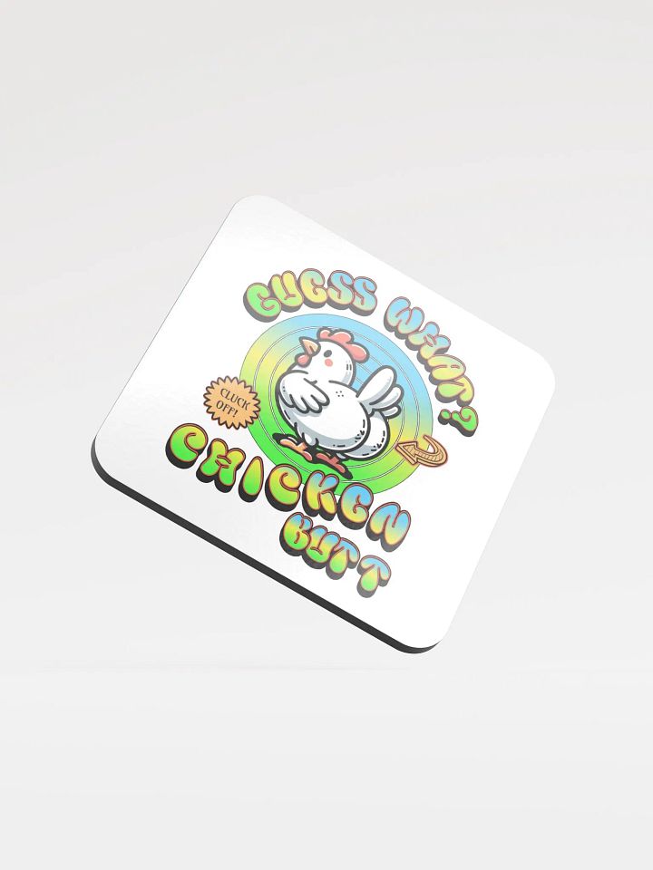 Guess What Chicken Butt Cheeky Chick Coaster Set product image (2)