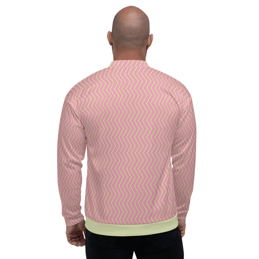 Zigzag Zest Pink Bomber Jacket product image (6)