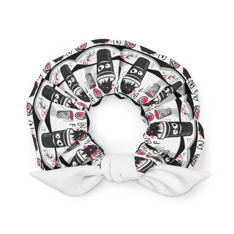 Whimsical Cup Faces All-Over Print Scrunchie product image (1)
