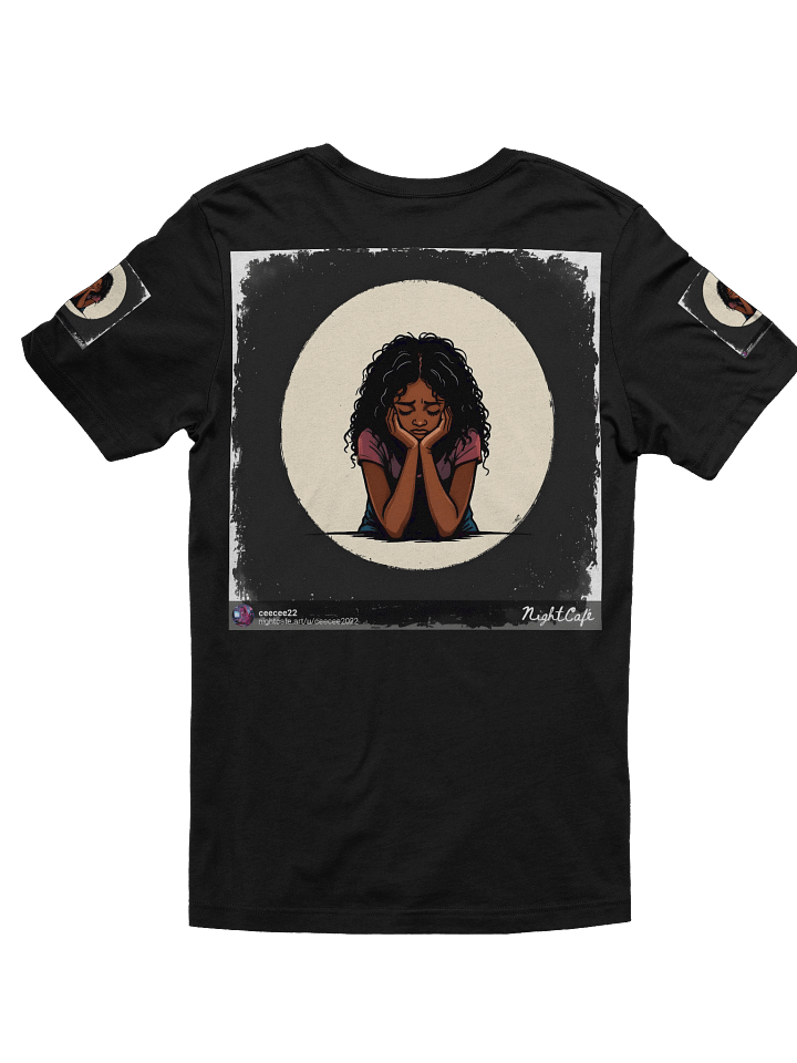 Contemplative Curly Thoughts T-Shirt product image (2)