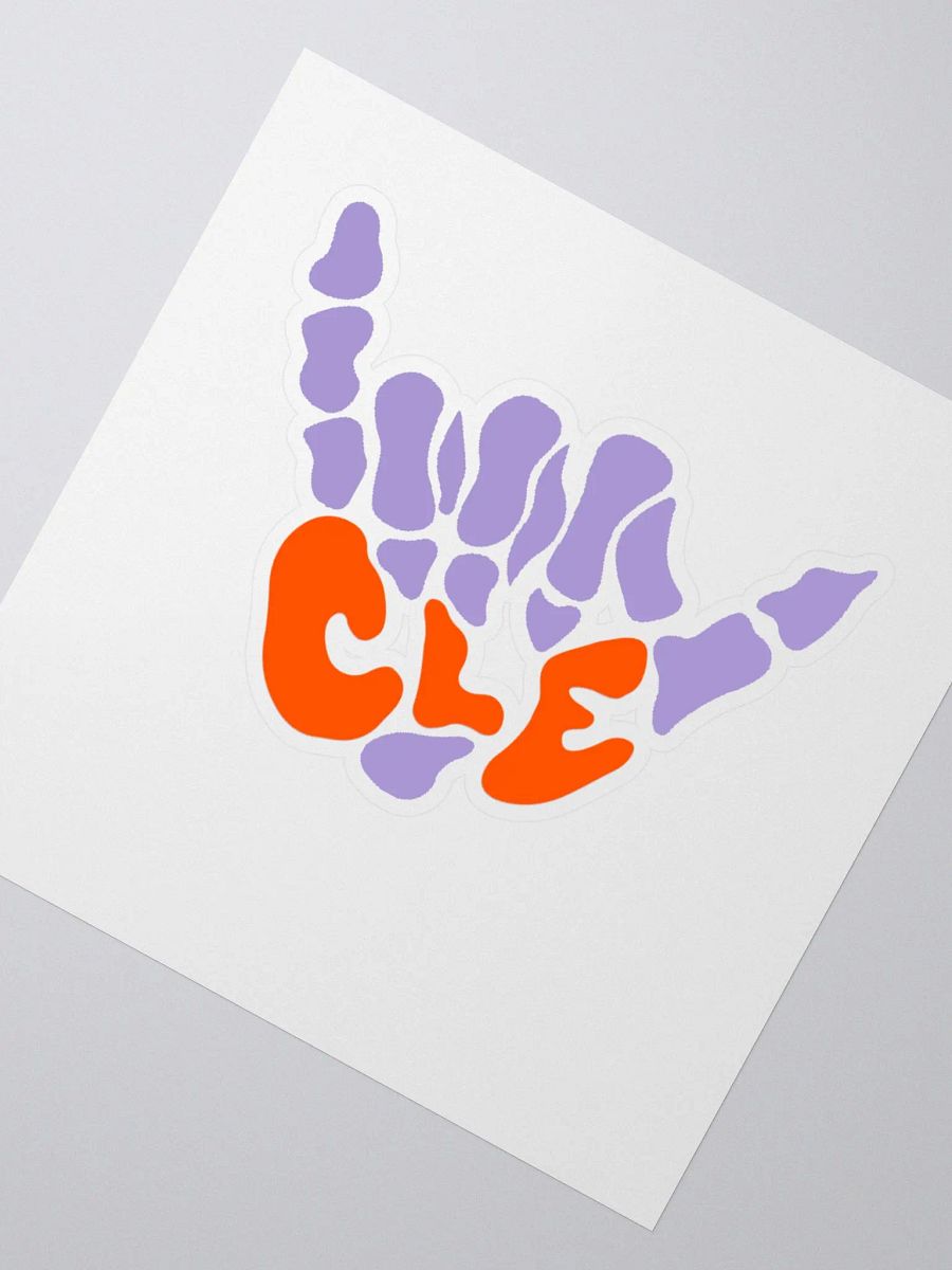 Suns Out, Bones Out Sticker (Purple/Red) product image (2)