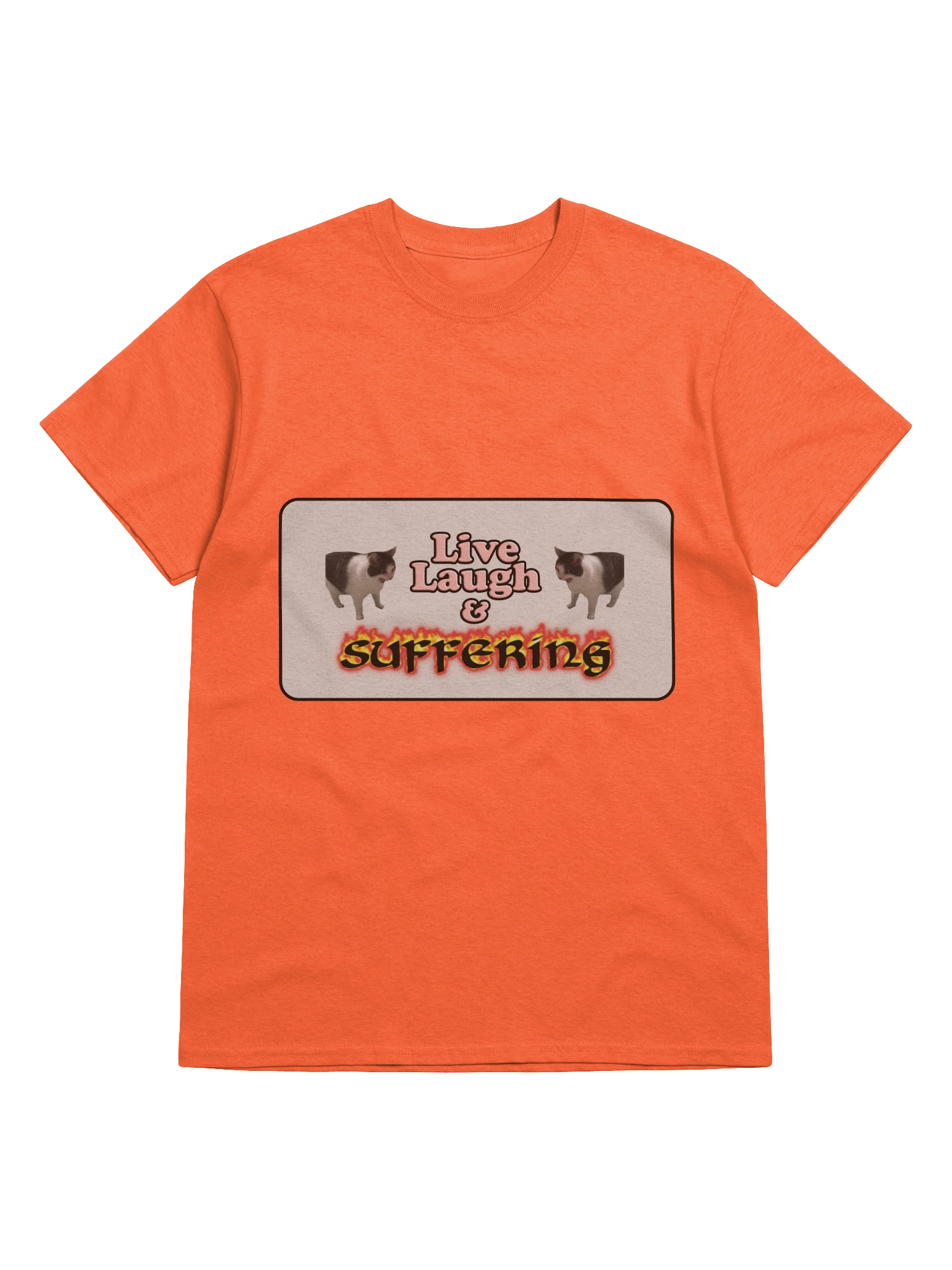 Live Laugh & Suffering Cats T-Shirt product image (49)