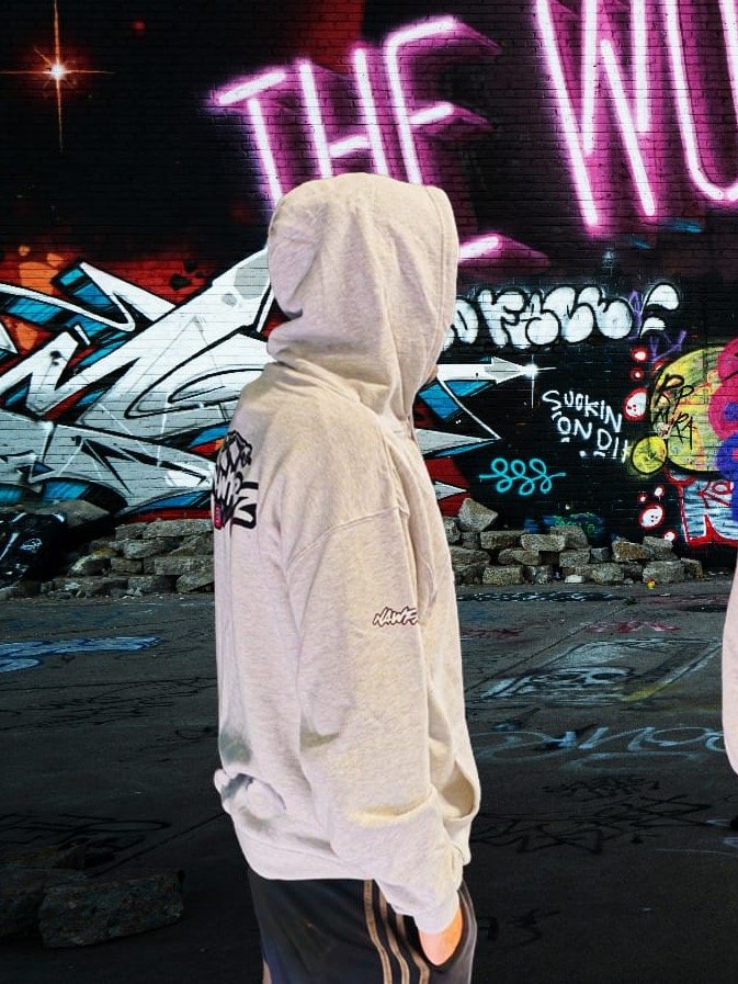 OG pullover nawfabz hoodie - Grey product image (4)