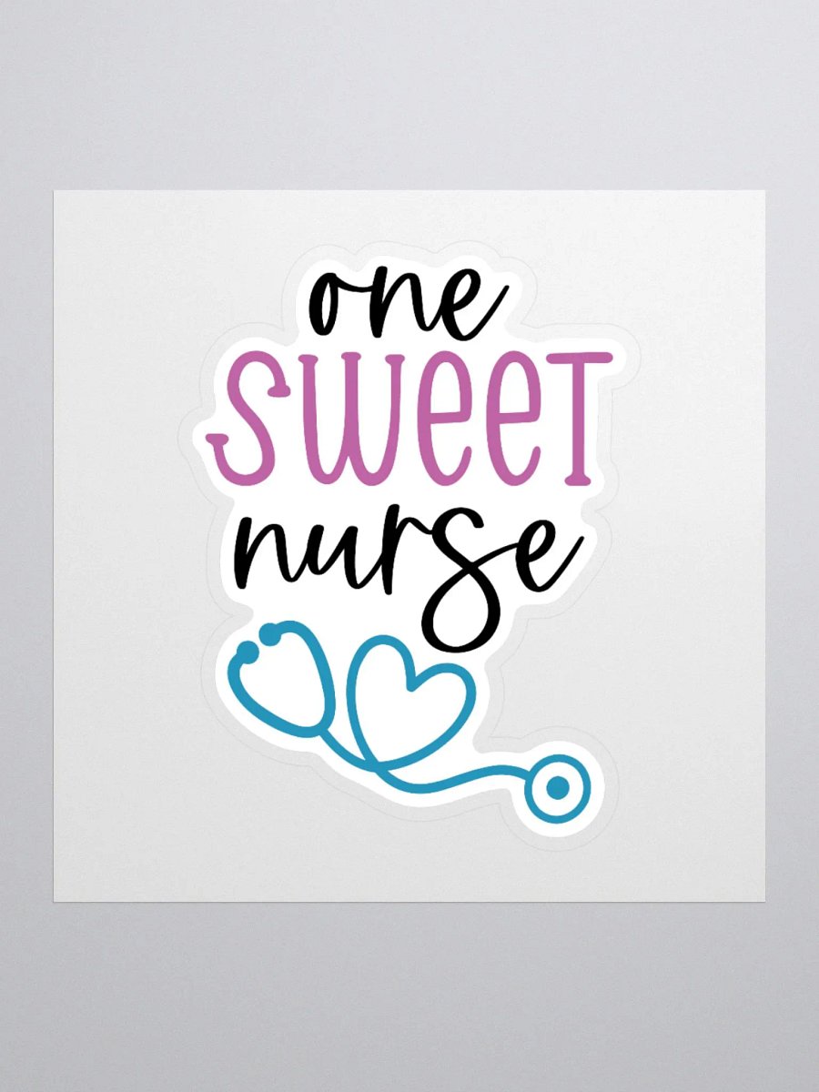 One Sweet Nurse Sticker product image (3)