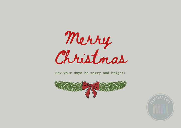 Festive Greetings from Folkestone Postcard - Snowy Coastal Park product image (2)