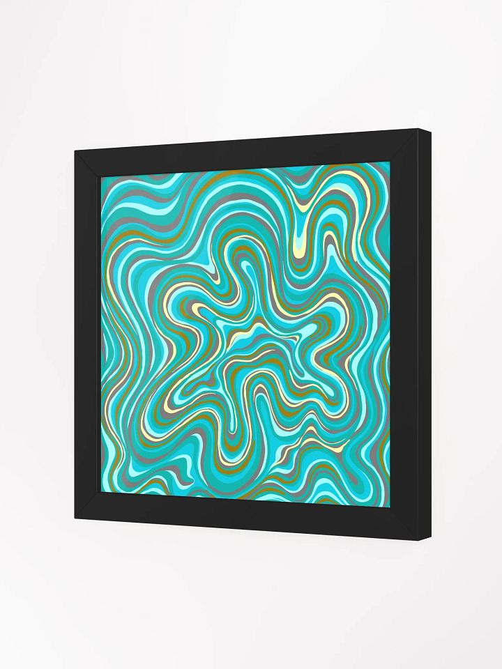 Ethereal Waves Framed Art Poster - Stone No. 2 product image (20)