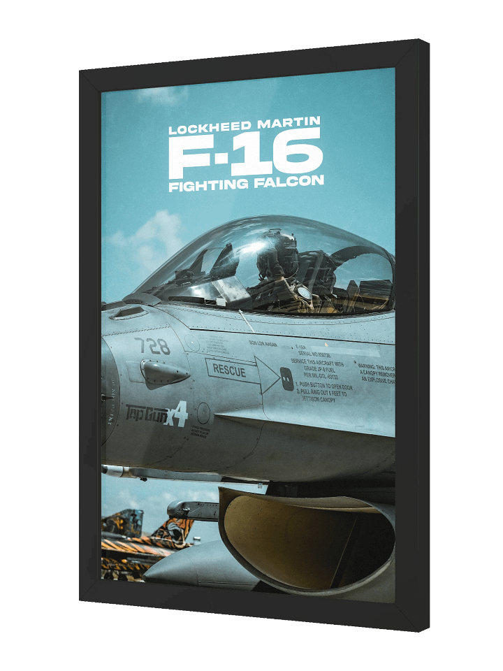 F-16 "Fighting Falcon" Framed Poster product image (2)