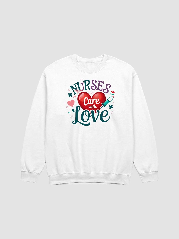Nurse Love & Care Crewneck Sweatshirt product image (2)